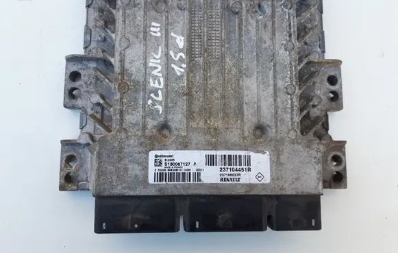 Renault Scenic III - Grand scenic III Engine control unit/module ECU 237104451R S180067027 S180067027A