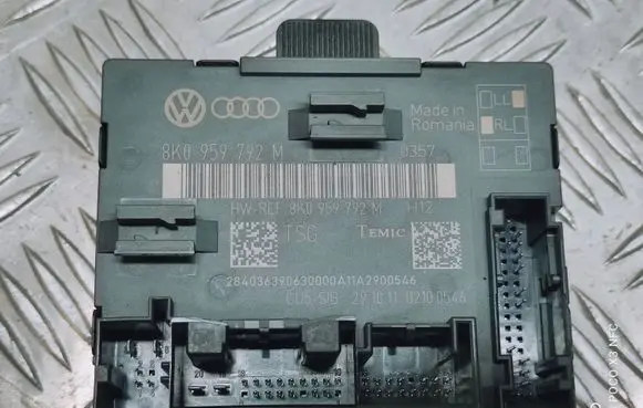 Audi A4 S4 B8 8K Door control unit/module 8K0959792M