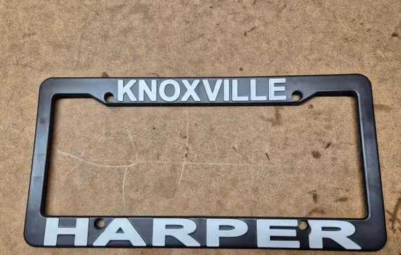 Audi A3 S3 8V Number Plate Surrounds Holder Frame KNOXWILLE HARPER