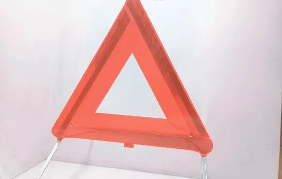 Emergency warning sign