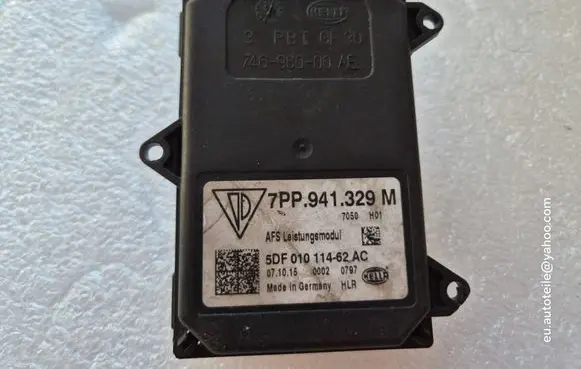 Porsche Panamera (970) Headlight ballast module Xenon 7PP941329M 5DF01011462AC