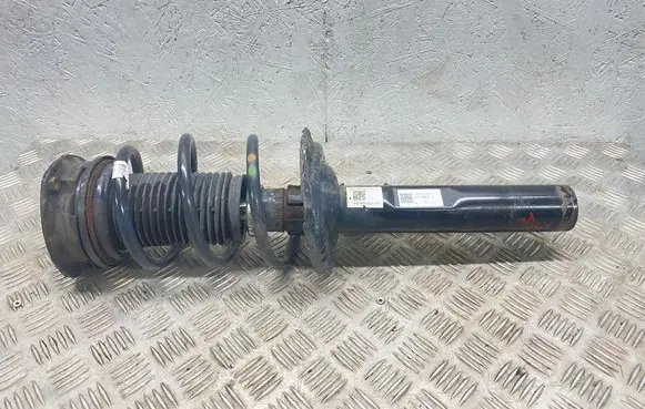 Front shock absorber with coil spring