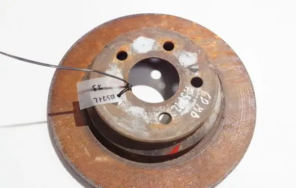 Mercedes-Benz S W220 Rear brake disc neventiliuojamas