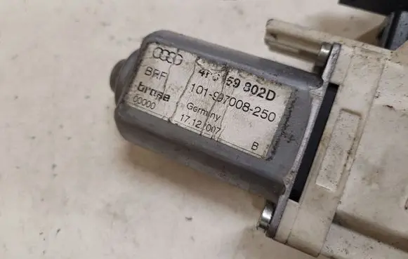 Audi A6 S6 C6 4F Front door window regulator motor 4F0959802D 1101997008250