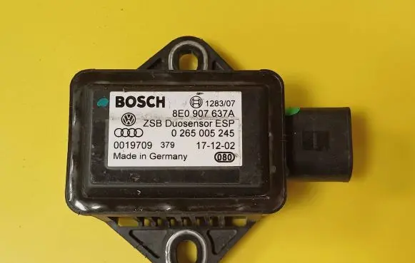 Audi A6 S6 C5 4B ESP acceleration yaw rate sensor 8E0907637A 0265005245