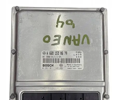 Mercedes-Benz Vaneo W414 Engine control unit/module A6681530679