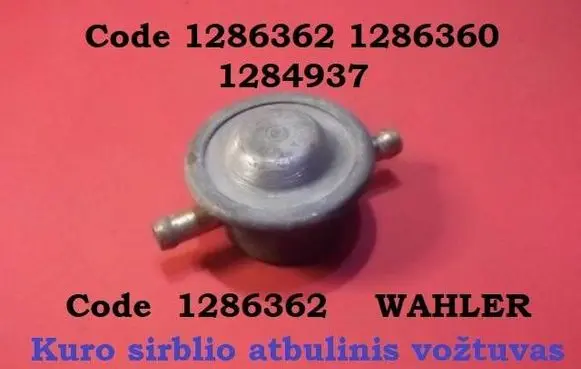 BMW 3 E30 Fuel pressure regulator 1286362 1286360 1284937