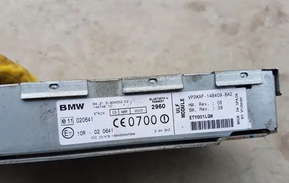 BMW 5 E39 Bluetooth control unit module 6934552