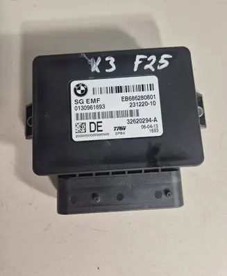 BMW X3 F25 Hand brake control module 686280801 0130961693 32620294