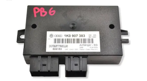 Volkswagen PASSAT B6 Tow bar trailer control unit/module 1K0907383 506153 15092006