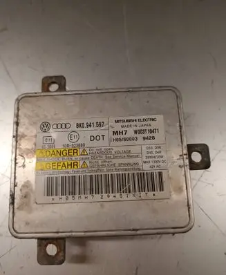 Audi A4 S4 B8 8K Headlight ballast module Xenon 8K0941597 W003T18471 10R023689