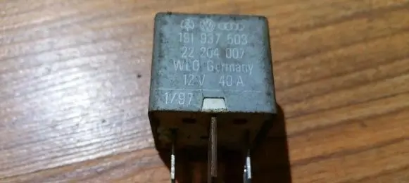 Skoda Fabia Mk1 (6Y) Other relay 191937503 22204007