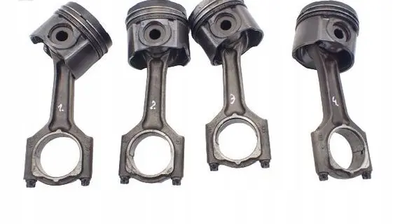 Opel Zafira A Piston with connecting rod 0107200