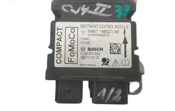 Ford C-MAX II Airbag control unit/module AM5T14B321AE 6100035302CB 0285010825