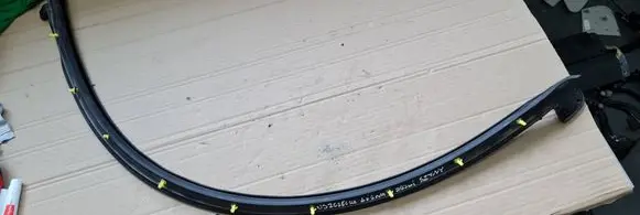 Chrysler Pacifica Sliding door rubber seal 