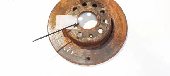 Volkswagen Golf VI Rear brake disc neventiliuojamas