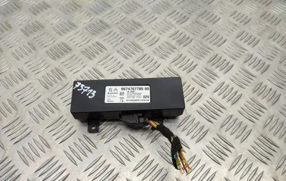 Peugeot 508 Bluetooth control unit module 9674767780