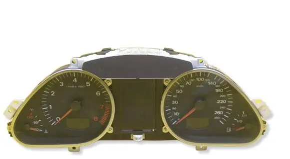 Audi A6 S6 C6 4F Speedometer (instrument cluster) 4F0920900R 4F0910900A
