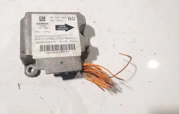 Opel Zafira A Airbag control unit/module 09229303