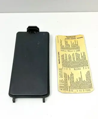 Mercedes-Benz SL R129 Fuse box cover A1295450203 A1295452000