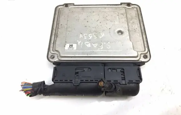 Skoda Fabia Mk2 (5J) Engine control unit/module 045906013al 0281016627 BMS