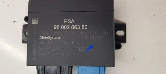Peugeot 3008 I Parking PDC control unit/module 9800266380