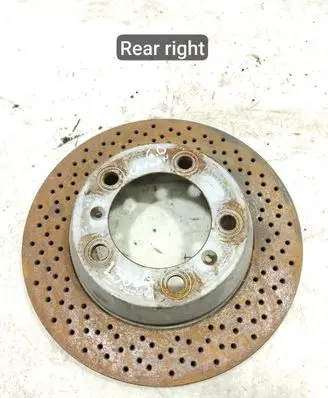 Porsche Cayman 981 Rear brake disc