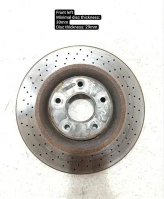 Chevrolet Corvette C6 Front brake disc