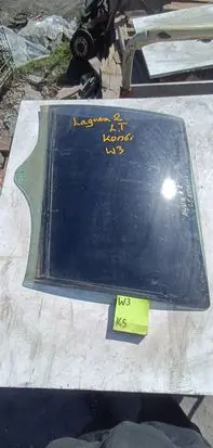 Renault Laguna II Rear door window glass 