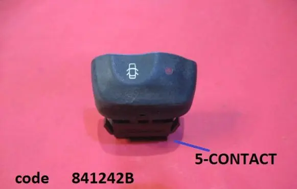 Renault Megane I Central locking switch button 841242B