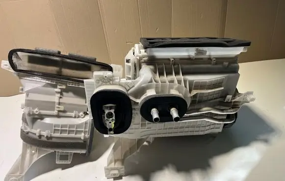 Interior heater climate box assembly