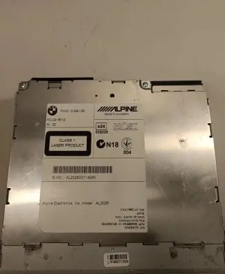 BMW 5 F10 F11 Navigation unit CD/DVD player 9294196