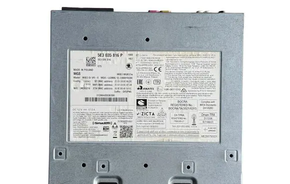 Skoda Octavia Mk4 GPS navigation control unit/module 5E3035816P