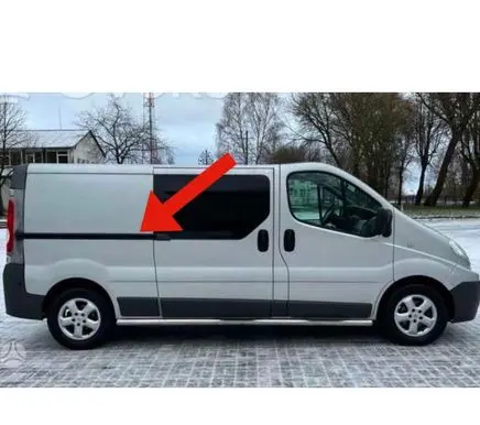 Renault Trafic II (X83) Sliding door middle rail 