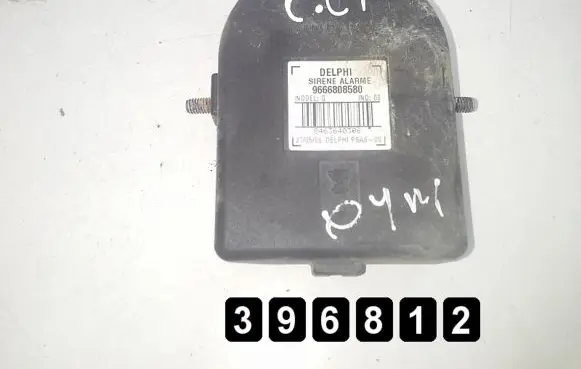 Citroen C4 I Alarm system siren 9666808580