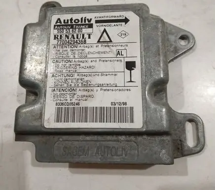 Renault Laguna I Airbag control unit/module 550536200 7700429436 7700429436B