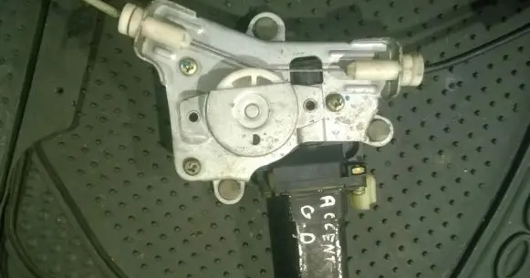 Rear door window regulator motor