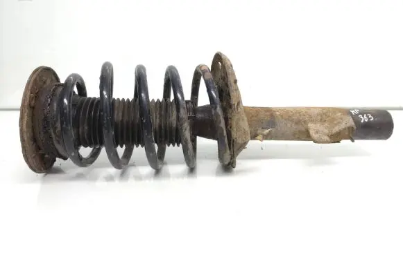 Front shock absorber with coil spring