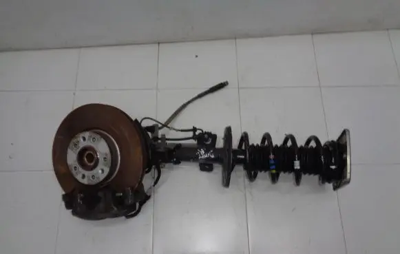 Front wheel hub spindle knuckle