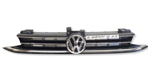 Volkswagen Golf Sportsvan Front bumper upper radiator grill 510853653H