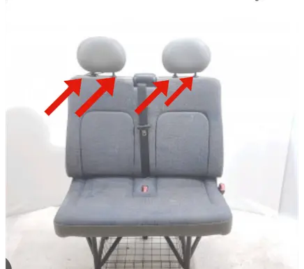 Opel Movano A Front seat headrest 