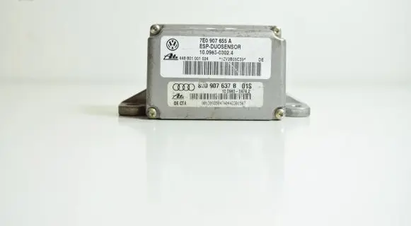 Audi A2 ESP acceleration yaw rate sensor 7E0907655A 8Z0907637B