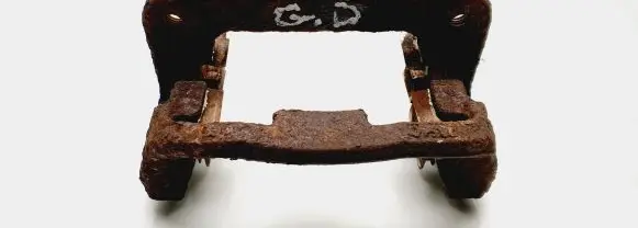 Mercedes-Benz A W169 Brake caliper pad carrier rear 