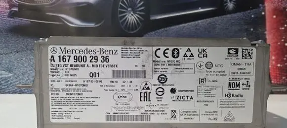 Mercedes-Benz GLE W167 Navigation unit CD/DVD player A1679002936