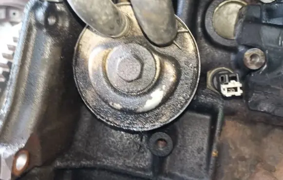 Engine oil radiator