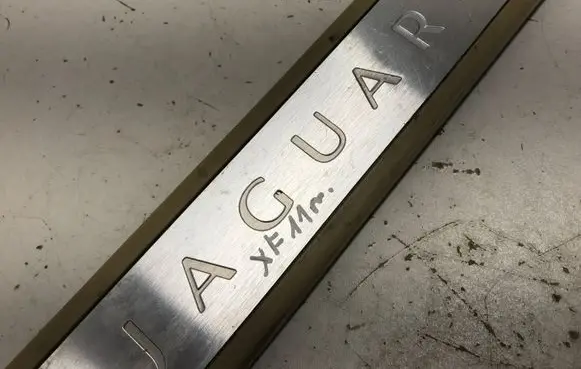 Jaguar XF Front sill trim cover 8X2313200AF