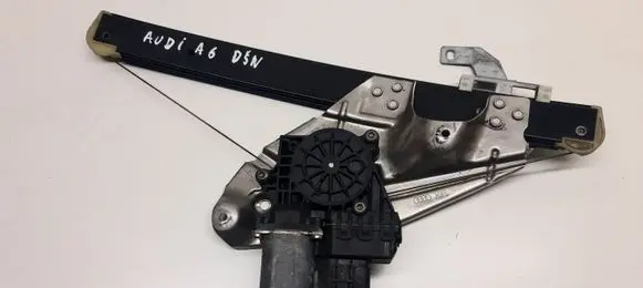 Audi A6 S6 C5 4B Rear door window regulator with motor 4B0839398B