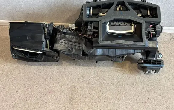 Interior heater climate box assembly