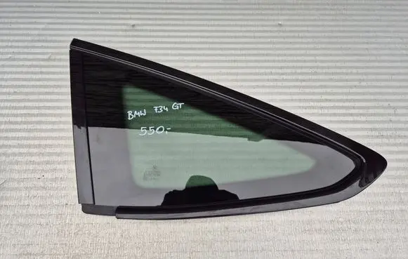 BMW 3 GT F34 Rear vent window glass 7433453