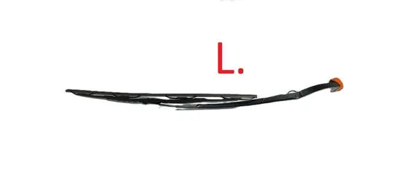 Front wiper blade arm